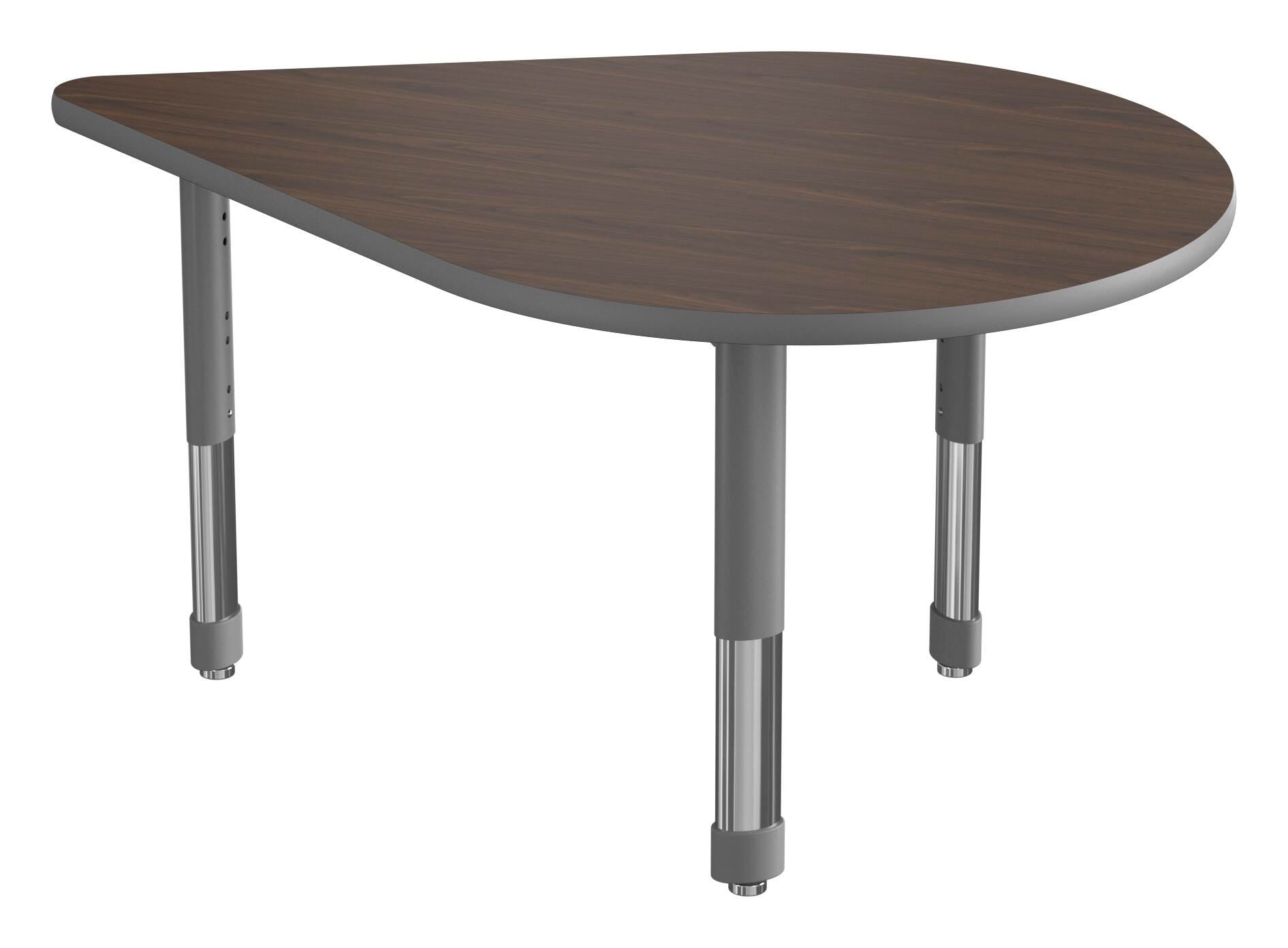 TABLE - CLASSROOM SELECT - NEOSHAPE PETAL ACTIVITY TABLE - 60 X 41 - SPECIFY PRODUCT HEIGHT - LAMINATE - T-MOLD - SPECIFY TOP COLOR - SPECIFY EDGE COLOR - SPECIFY LEG COLOR - NEOCLASS