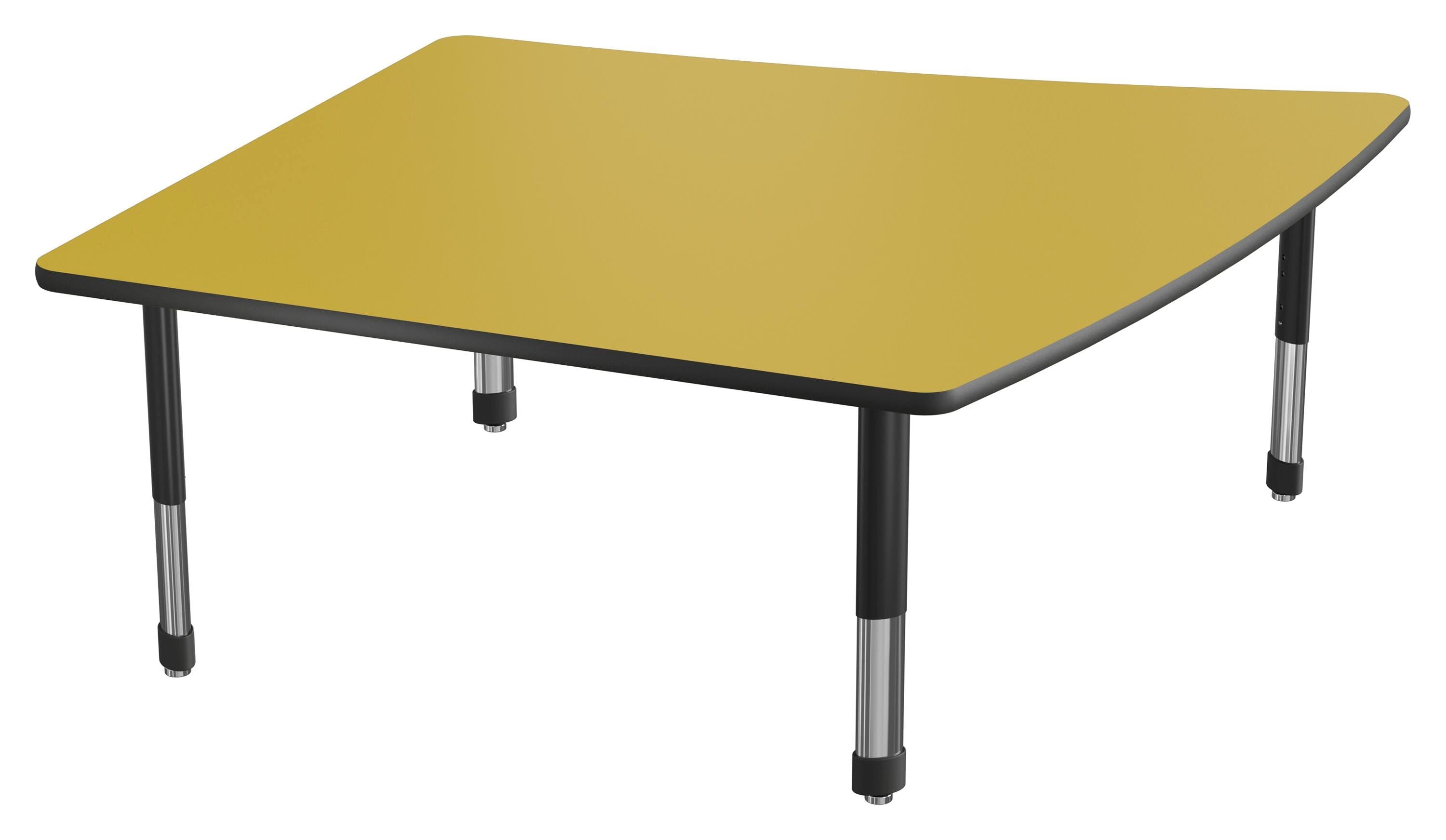 TABLE - CLASSROOM SELECT - NEOSHAPE OVOID ACTIVITY TABLE - 60 X 60 - SPECIFY PRODUCT HEIGHT - LAMINATE - T-MOLD - SPECIFY TOP COLOR - SPECIFY EDGE COLOR - SPECIFY LEG COLOR - NEOCLASS