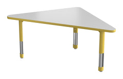 TABLE - CLASSROOM SELECT - NEOSHAPE TRIANGLE ACTIVITY TABLE - 60 X 32 - SPECIFY PRODUCT HEIGHT - MARKERBOARD - T-MOLD - SPECIFY TOP COLOR - SPECIFY EDGE COLOR - SPECIFY LEG COLOR - NEOCLASS