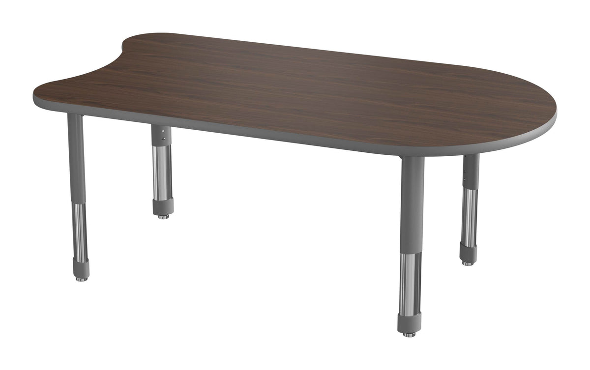 TABLE - CLASSROOM SELECT - NEOSHAPE TASA ACTIVITY TABLE - 60 X 32 - SPECIFY PRODUCT HEIGHT - LAMINATE - T-MOLD - SPECIFY TOP COLOR - SPECIFY EDGE COLOR - SPECIFY LEG COLOR - NEOCLASS