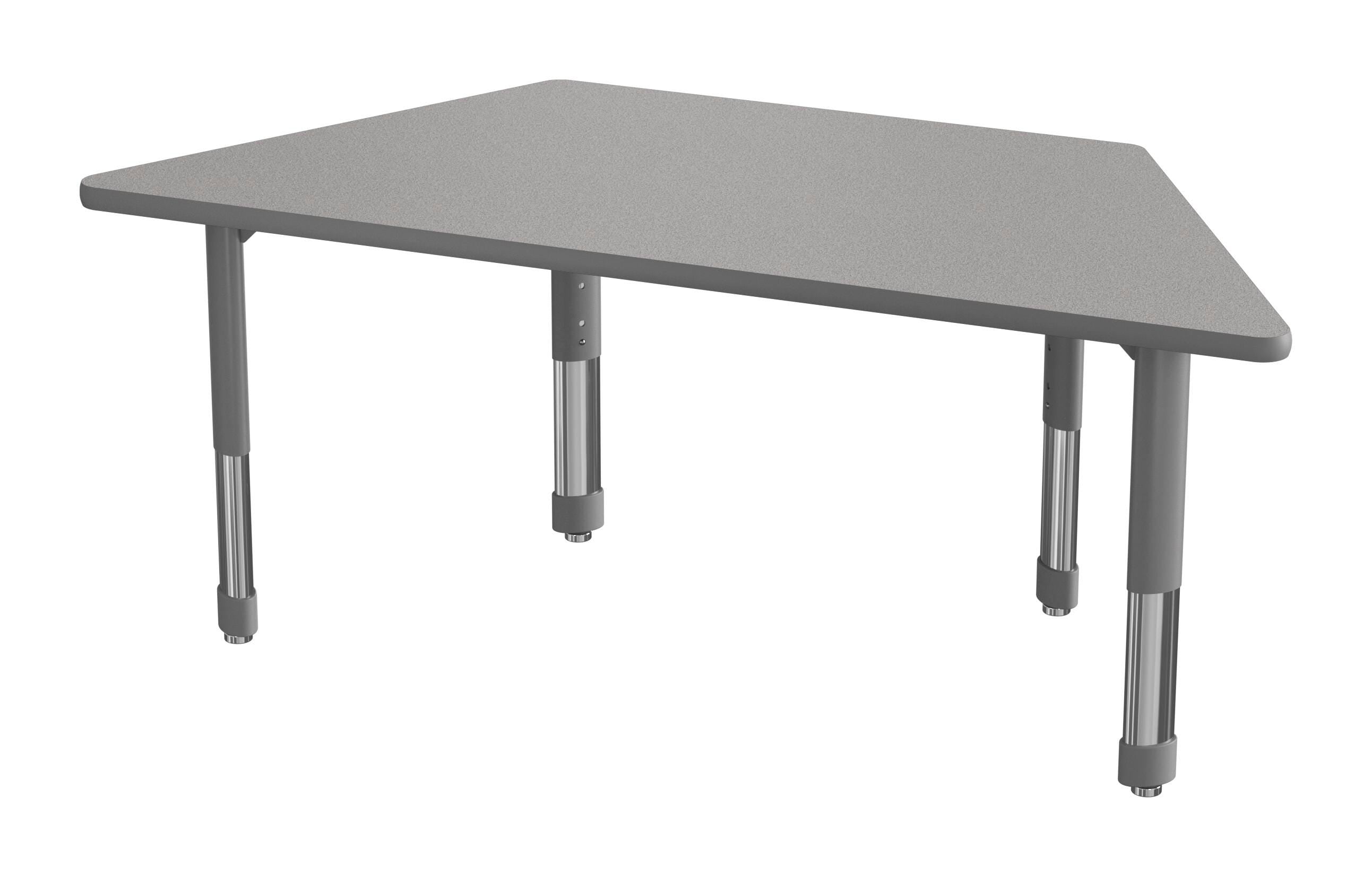 TABLE - CLASSROOM SELECT - NEOSHAPE VOLCANO ACTIVITY TABLE - 60 X 30 - SPECIFY PRODUCT HEIGHT - LAMINATE - T-MOLD - SPECIFY TOP COLOR - SPECIFY EDGE COLOR - SPECIFY LEG COLOR - NEOCLASS