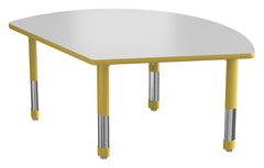 TABLE - CLASSROOM SELECT - NEOSHAPE CONOID ACTIVITY TABLE - 60 X 40 - SPECIFY PRODUCT HEIGHT - MARKERBOARD - T-MOLD - SPECIFY TOP COLOR - SPECIFY EDGE COLOR - SPECIFY LEG COLOR - NEOCLASS