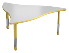 TABLE - CLASSROOM SELECT - NEOSHAPE PROP ACTIVITY TABLE - 60 X 54 - SPECIFY PRODUCT HEIGHT - MARKERBOARD - T-MOLD - SPECIFY TOP COLOR - SPECIFY EDGE COLOR - SPECIFY LEG COLOR - NEOCLASS