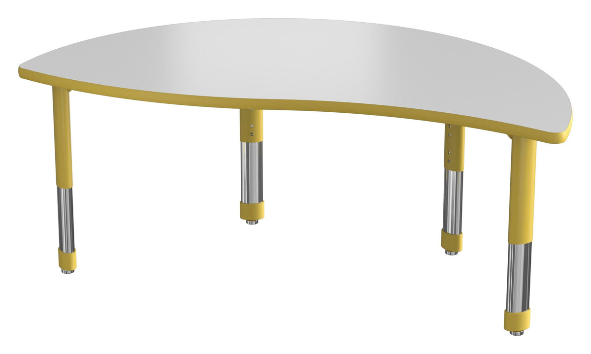 TABLE - CLASSROOM SELECT - NEOSHAPE PAISLEY ACTIVITY TABLE - 60 X 32 - SPECIFY PRODUCT HEIGHT - MARKERBOARD - T-MOLD - SPECIFY TOP COLOR - SPECIFY EDGE COLOR - SPECIFY LEG COLOR - NEOCLASS