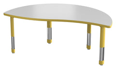 TABLE - CLASSROOM SELECT - NEOSHAPE PAISLEY ACTIVITY TABLE - 60 X 32 - SPECIFY PRODUCT HEIGHT - MARKERBOARD - T-MOLD - SPECIFY TOP COLOR - SPECIFY EDGE COLOR - SPECIFY LEG COLOR - NEOCLASS