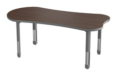 TABLE - CLASSROOM SELECT - NEOSHAPE MESA ACTIVITY TABLE - 60 X 29 - SPECIFY PRODUCT HEIGHT - LAMINATE - T-MOLD - SPECIFY TOP COLOR - SPECIFY EDGE COLOR - SPECIFY LEG COLOR - NEOCLASS