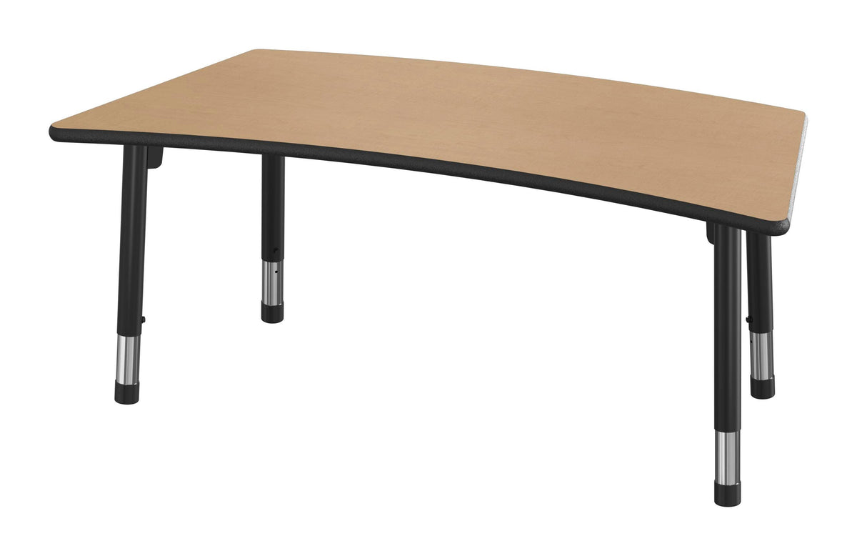 TABLE - CLASSROOM SELECT - NEOSHAPE BRIDGE ACTIVITY TABLE - 60 X 30 - SPECIFY PRODUCT HEIGHT - LAMINATE - LOCKEDGE - SPECIFY TOP COLOR - SPECIFY EDGE COLOR - SPECIFY LEG COLOR - APOLLO