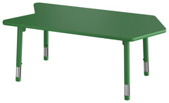 TABLE - CLASSROOM SELECT - NEOSHAPE ARROW ACTIVITY TABLE - 60 X 30 - SPECIFY PRODUCT HEIGHT - LAMINATE - T-MOLD - SPECIFY TOP COLOR - SPECIFY EDGE COLOR - SPECIFY LEG COLOR - APOLLO