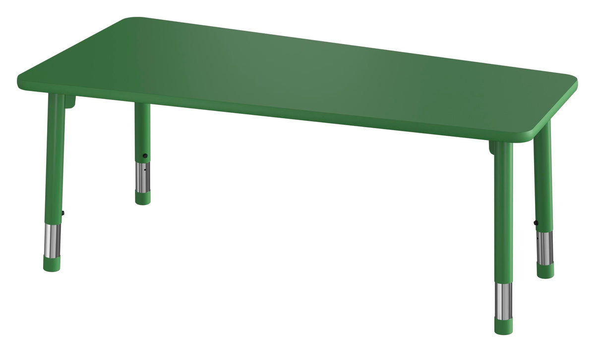 TABLE - CLASSROOM SELECT - NEOSHAPE FAN ACTIVITY TABLE - 60 X 30 - SPECIFY PRODUCT HEIGHT - LAMINATE - T-MOLD - SPECIFY TOP COLOR - SPECIFY EDGE COLOR - SPECIFY LEG COLOR - APOLLO