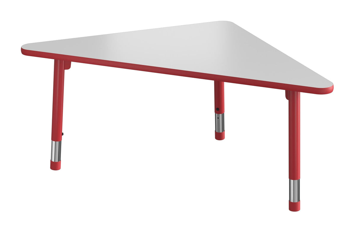 TABLE - CLASSROOM SELECT - NEOSHAPE TRIANGLE ACTIVITY TABLE - 60 X 32 - SPECIFY PRODUCT HEIGHT - MARKERBOARD - T-MOLD - SPECIFY TOP COLOR - SPECIFY EDGE COLOR - SPECIFY LEG COLOR - APOLLO