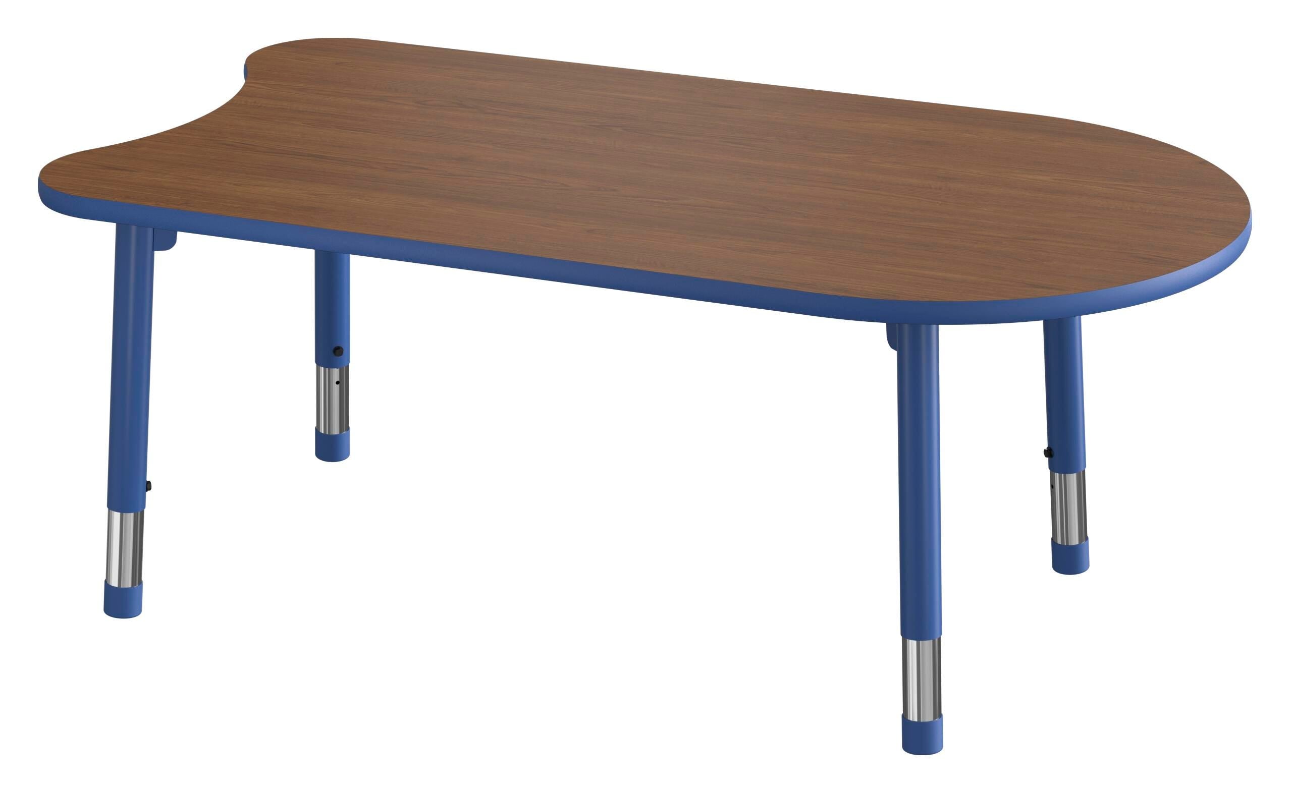 TABLE - CLASSROOM SELECT - NEOSHAPE TASA ACTIVITY TABLE - 60 X 32 - SPECIFY PRODUCT HEIGHT - LAMINATE - T-MOLD - SPECIFY TOP COLOR - SPECIFY EDGE COLOR - SPECIFY LEG COLOR - APOLLO