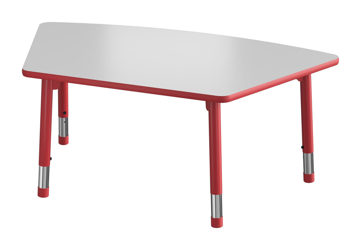 TABLE - CLASSROOM SELECT - NEOSHAPE CANOPY ACTIVITY TABLE - 60 X 34 - SPECIFY PRODUCT HEIGHT - MARKERBOARD - T-MOLD - SPECIFY TOP COLOR - SPECIFY EDGE COLOR - SPECIFY LEG COLOR - APOLLO