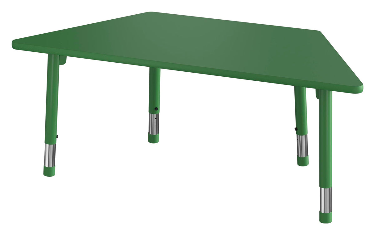 TABLE - CLASSROOM SELECT - NEOSHAPE VOLCANO ACTIVITY TABLE - 60 X 30 - SPECIFY PRODUCT HEIGHT - LAMINATE - T-MOLD - SPECIFY TOP COLOR - SPECIFY EDGE COLOR - SPECIFY LEG COLOR - APOLLO