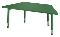 TABLE - CLASSROOM SELECT - NEOSHAPE VOLCANO ACTIVITY TABLE - 60 X 30 - SPECIFY PRODUCT HEIGHT - LAMINATE - T-MOLD - SPECIFY TOP COLOR - SPECIFY EDGE COLOR - SPECIFY LEG COLOR - APOLLO