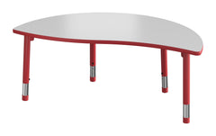 TABLE - CLASSROOM SELECT - NEOSHAPE PAISLEY ACTIVITY TABLE - 60 X 32 - SPECIFY PRODUCT HEIGHT - MARKERBOARD - T-MOLD - SPECIFY TOP COLOR - SPECIFY EDGE COLOR - SPECIFY LEG COLOR - APOLLO