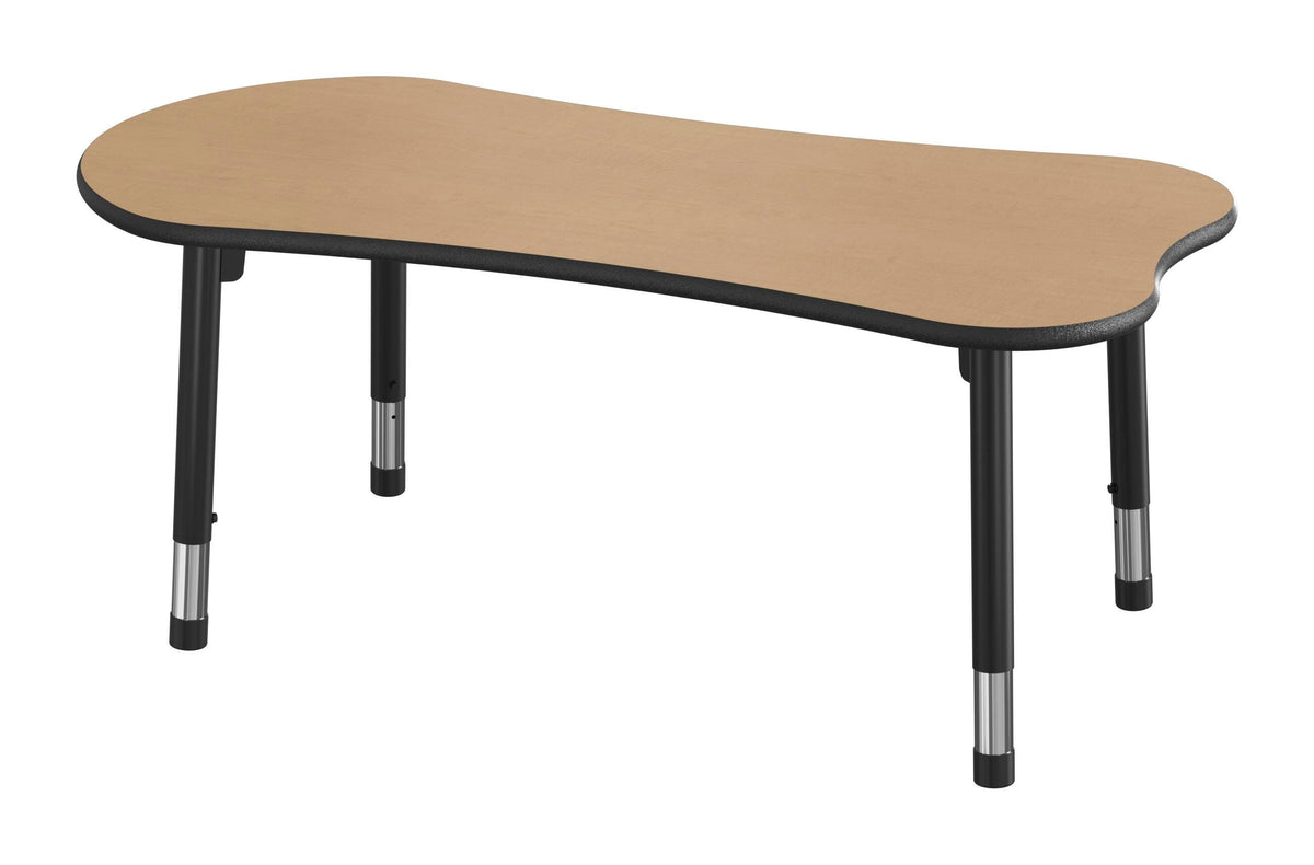 TABLE - CLASSROOM SELECT - NEOSHAPE MESA ACTIVITY TABLE - 60 X 29 - SPECIFY PRODUCT HEIGHT - LAMINATE - LOCKEDGE - SPECIFY TOP COLOR - SPECIFY EDGE COLOR - SPECIFY LEG COLOR - APOLLO