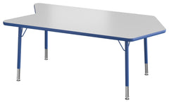 TABLE - CLASSROOM SELECT - NEOSHAPE ARROW ACTIVITY TABLE - 60 X 30 - SPECIFY PRODUCT HEIGHT - MARKERBOARD - T-MOLD - SPECIFY TOP COLOR - SPECIFY EDGE COLOR - SPECIFY LEG COLOR - STANDARD