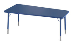 TABLE - CLASSROOM SELECT - NEOSHAPE FAN ACTIVITY TABLE - 60 X 30 - SPECIFY PRODUCT HEIGHT - LAMINATE - T-MOLD - SPECIFY TOP COLOR - SPECIFY EDGE COLOR - SPECIFY LEG COLOR - STANDARD