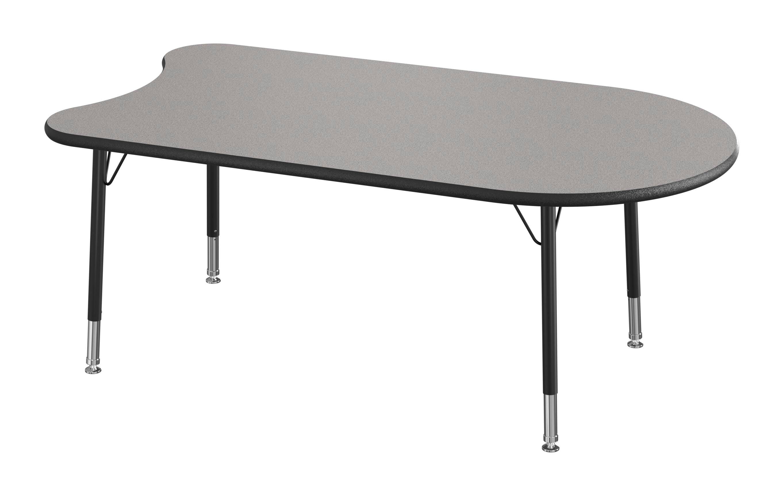 TABLE - CLASSROOM SELECT - NEOSHAPE TASA ACTIVITY TABLE - 60 X 32 - SPECIFY PRODUCT HEIGHT - LAMINATE - LOCKEDGE - SPECIFY TOP COLOR - SPECIFY EDGE COLOR - SPECIFY LEG COLOR - STANDARD