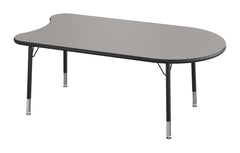 TABLE - CLASSROOM SELECT - NEOSHAPE TASA ACTIVITY TABLE - 60 X 32 - SPECIFY PRODUCT HEIGHT - LAMINATE - LOCKEDGE - SPECIFY TOP COLOR - SPECIFY EDGE COLOR - SPECIFY LEG COLOR - STANDARD