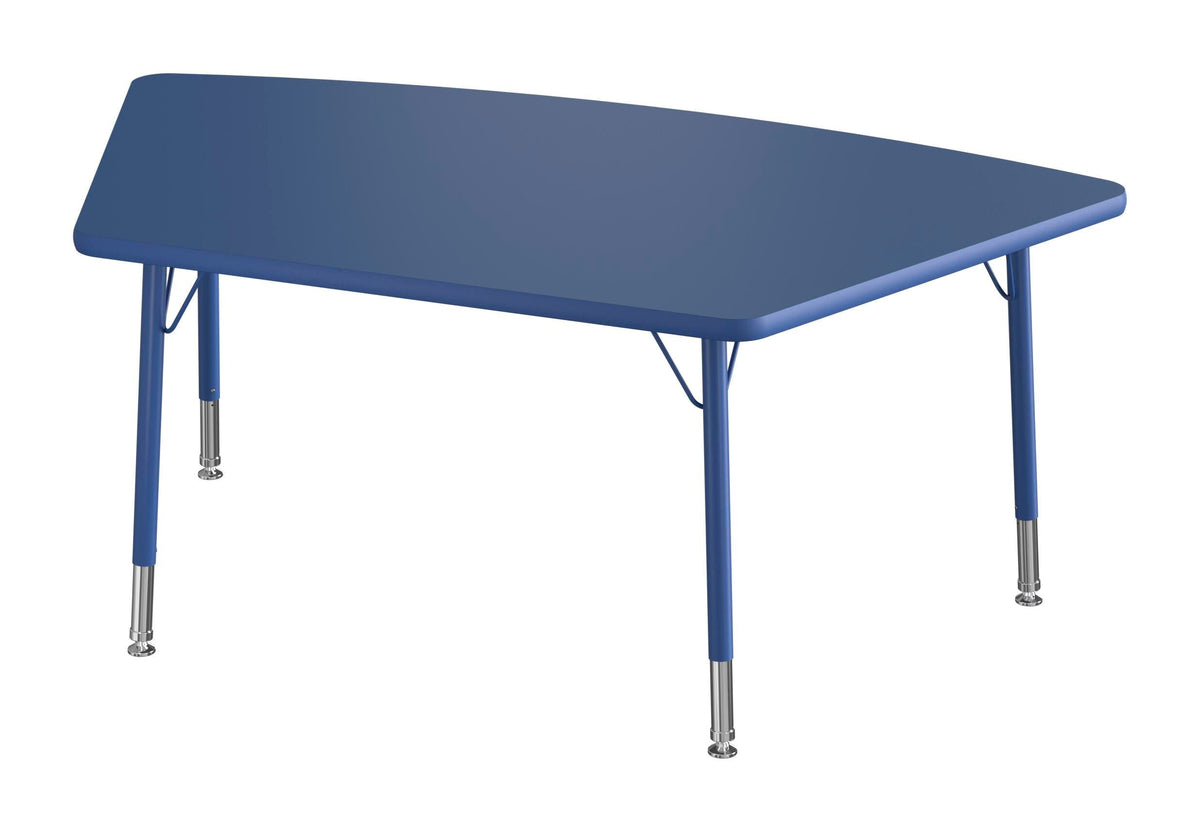 TABLE - CLASSROOM SELECT - NEOSHAPE CANOPY ACTIVITY TABLE - 60 X 34 - SPECIFY PRODUCT HEIGHT - LAMINATE - T-MOLD - SPECIFY TOP COLOR - SPECIFY EDGE COLOR - SPECIFY LEG COLOR - STANDARD