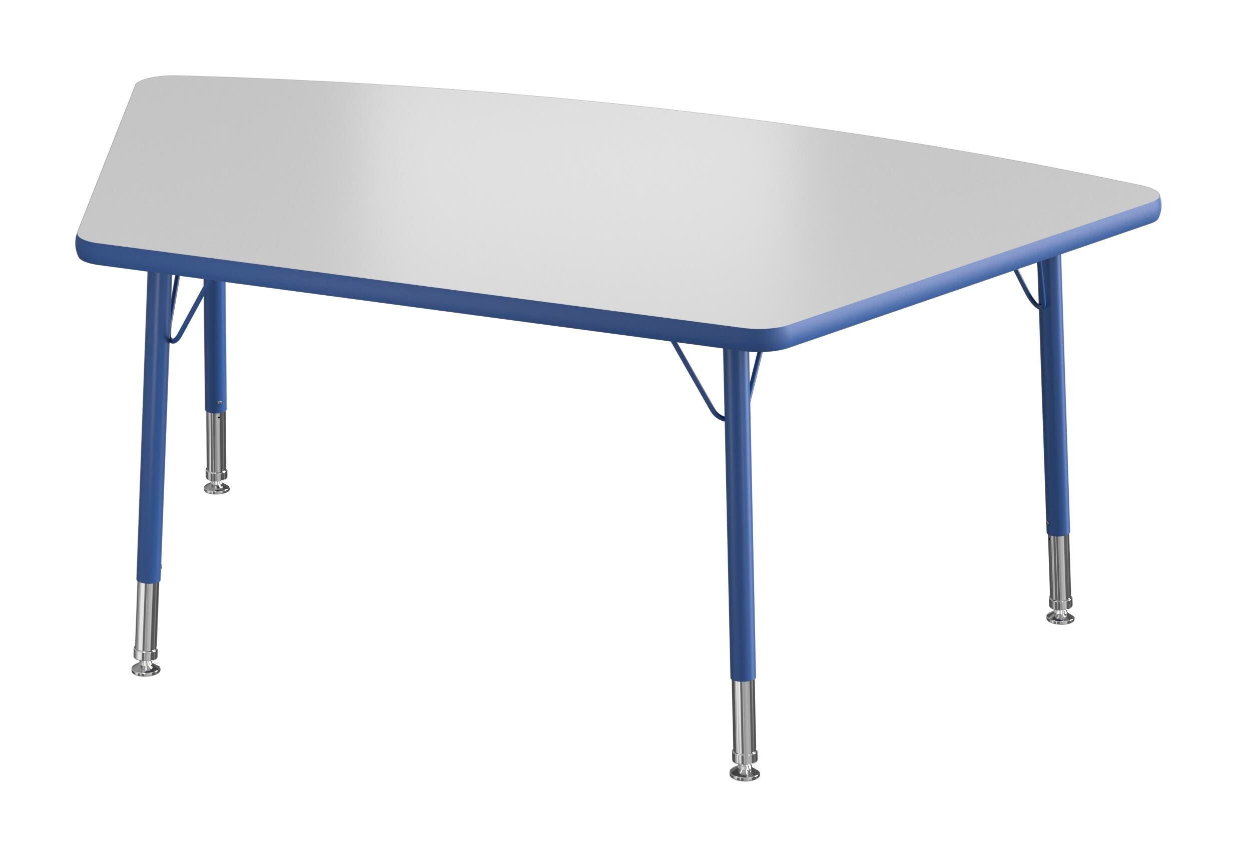 TABLE - CLASSROOM SELECT - NEOSHAPE CANOPY ACTIVITY TABLE - 60 X 34 - SPECIFY PRODUCT HEIGHT - MARKERBOARD - T-MOLD - SPECIFY TOP COLOR - SPECIFY EDGE COLOR - SPECIFY LEG COLOR - STANDARD