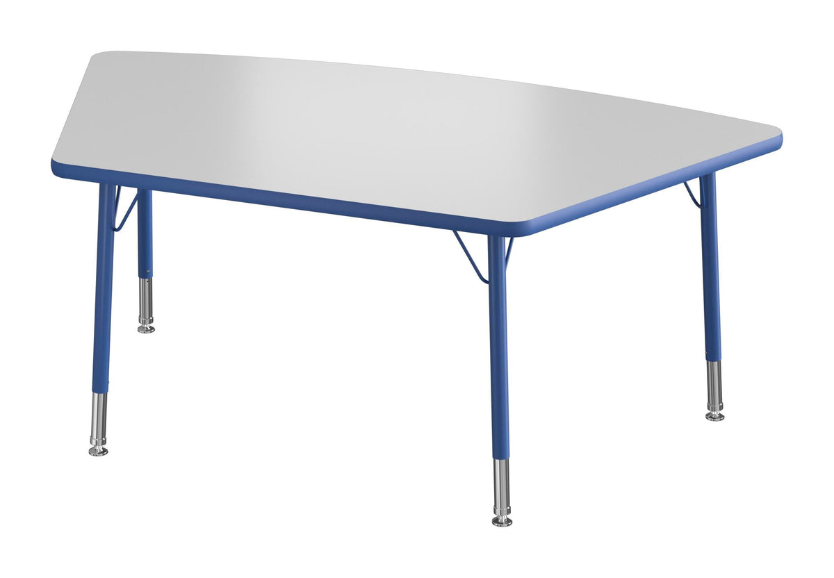 TABLE - CLASSROOM SELECT - NEOSHAPE CANOPY ACTIVITY TABLE - 60 X 34 - SPECIFY PRODUCT HEIGHT - MARKERBOARD - T-MOLD - SPECIFY TOP COLOR - SPECIFY EDGE COLOR - SPECIFY LEG COLOR - STANDARD