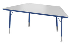 TABLE - CLASSROOM SELECT - NEOSHAPE VOLCANO ACTIVITY TABLE - 60 X 30 - SPECIFY PRODUCT HEIGHT - MARKERBOARD - T-MOLD - SPECIFY TOP COLOR - SPECIFY EDGE COLOR - SPECIFY LEG COLOR - STANDARD