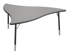 TABLE - CLASSROOM SELECT - NEOSHAPE PROP ACTIVITY TABLE - 60 X 54 - SPECIFY PRODUCT HEIGHT - LAMINATE - LOCKEDGE - SPECIFY TOP COLOR - SPECIFY EDGE COLOR - SPECIFY LEG COLOR - STANDARD