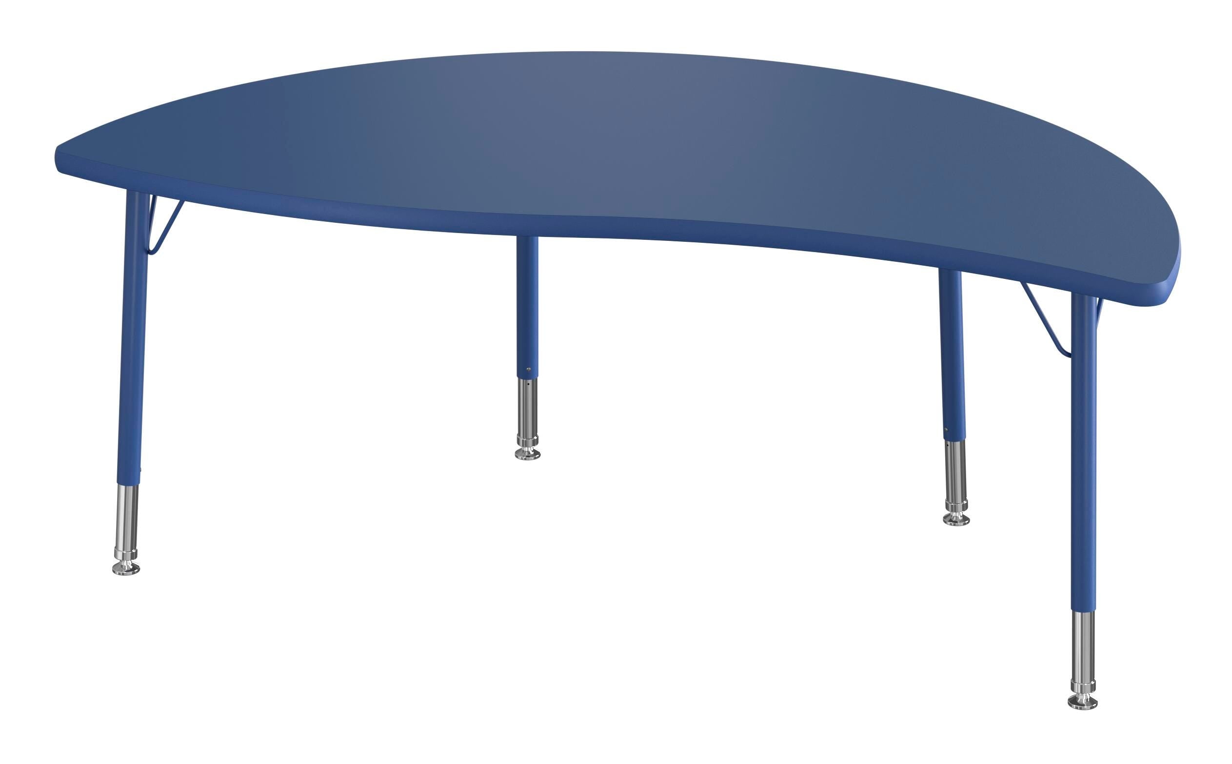 TABLE - CLASSROOM SELECT - NEOSHAPE PAISLEY ACTIVITY TABLE - 60 X 32 - SPECIFY PRODUCT HEIGHT - LAMINATE - T-MOLD - SPECIFY TOP COLOR - SPECIFY EDGE COLOR - SPECIFY LEG COLOR - STANDARD