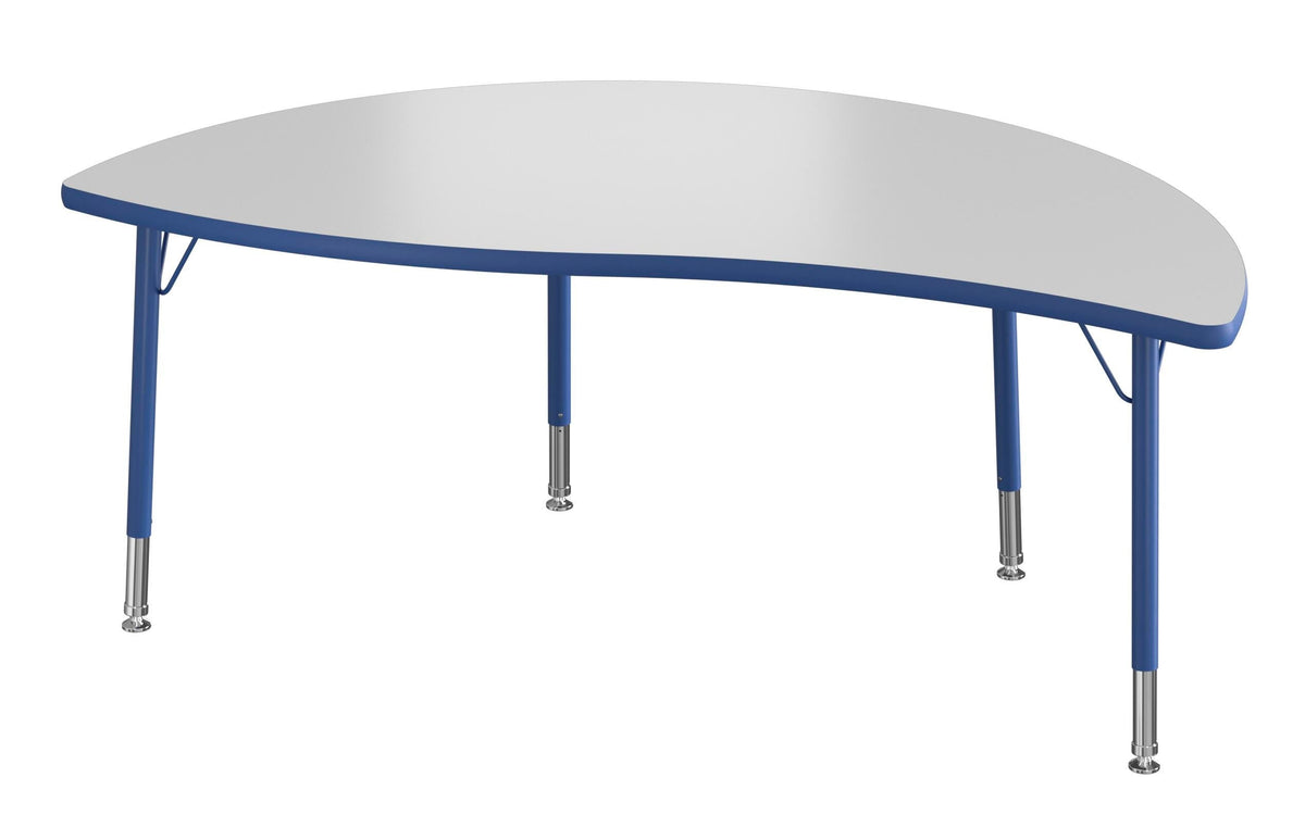 TABLE - CLASSROOM SELECT - NEOSHAPE PAISLEY ACTIVITY TABLE - 60 X 32 - SPECIFY PRODUCT HEIGHT - MARKERBOARD - T-MOLD - SPECIFY TOP COLOR - SPECIFY EDGE COLOR - SPECIFY LEG COLOR - STANDARD