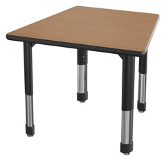 DESK - CLASSROOM SELECT - NEOSHAPE FAN DESK - 30 W X 28 D - SPECIFY PRODUCT HEIGHT - LAMINATE - SPECIFY TOP COLOR - LOCKEDGE - SPECIFY EDGE COLOR - SPECIFY LEG COLOR