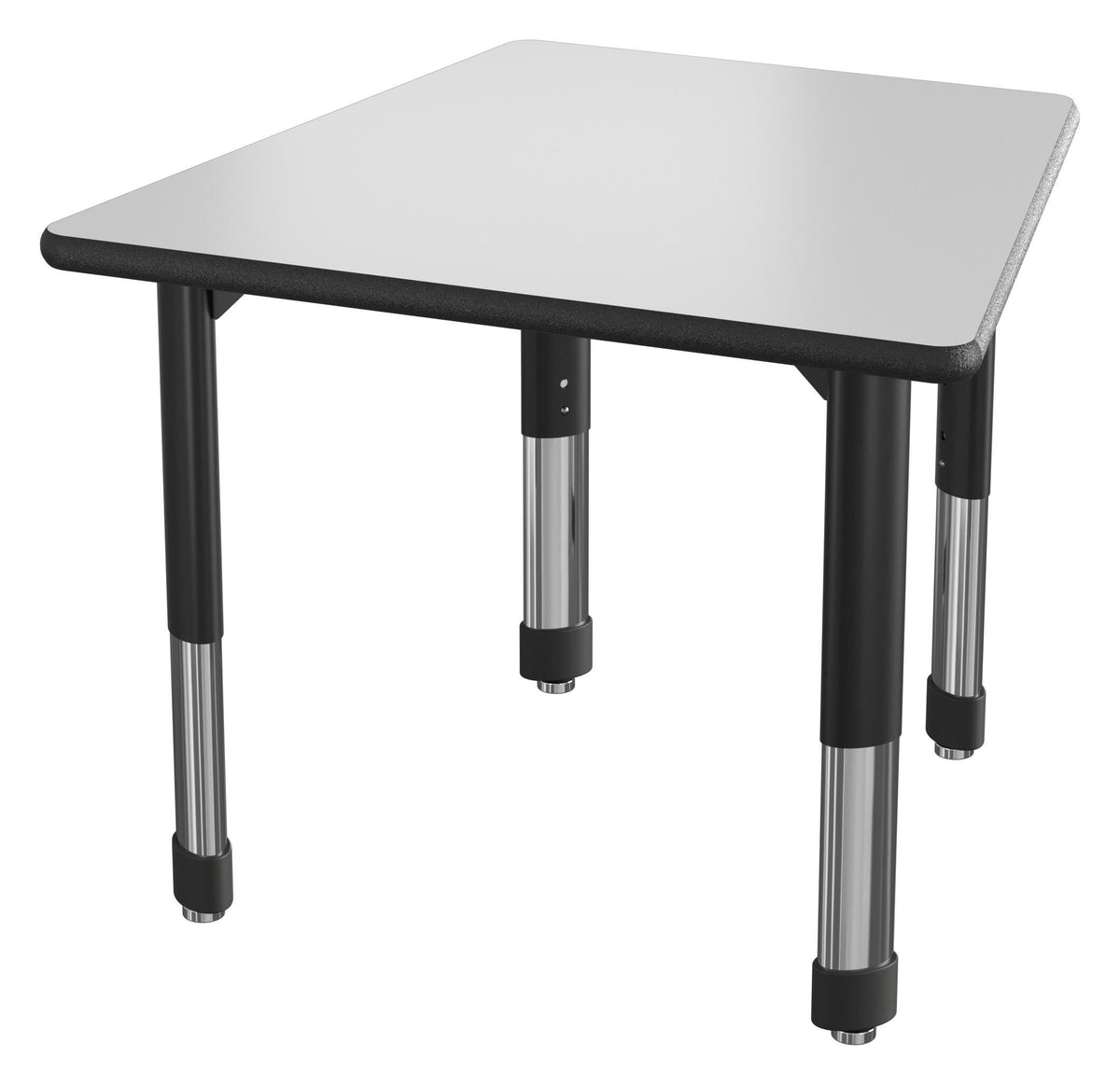DESK - CLASSROOM SELECT - NEOSHAPE FAN DESK - 30 W X 28 D - SPECIFY PRODUCT HEIGHT - MARKERBOARD - SPECIFY TOP COLOR - LOCKEDGE - SPECIFY EDGE COLOR - SPECIFY LEG COLOR