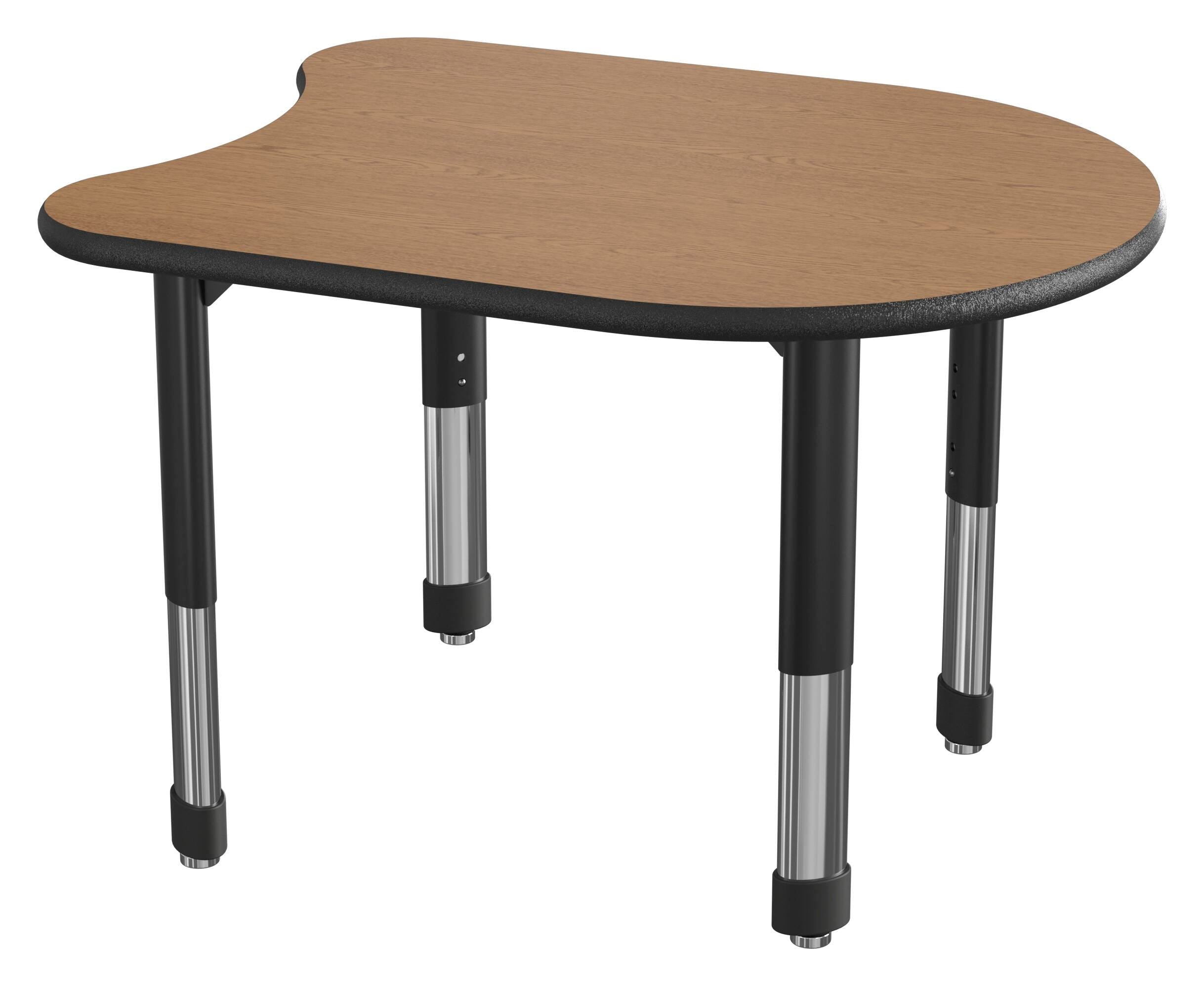 DESK - CLASSROOM SELECT - NEOSHAPE TASA DESK - 36 W X 28 D - SPECIFY PRODUCT HEIGHT - LAMINATE - SPECIFY TOP COLOR - LOCKEDGE - SPECIFY EDGE COLOR - SPECIFY LEG COLOR