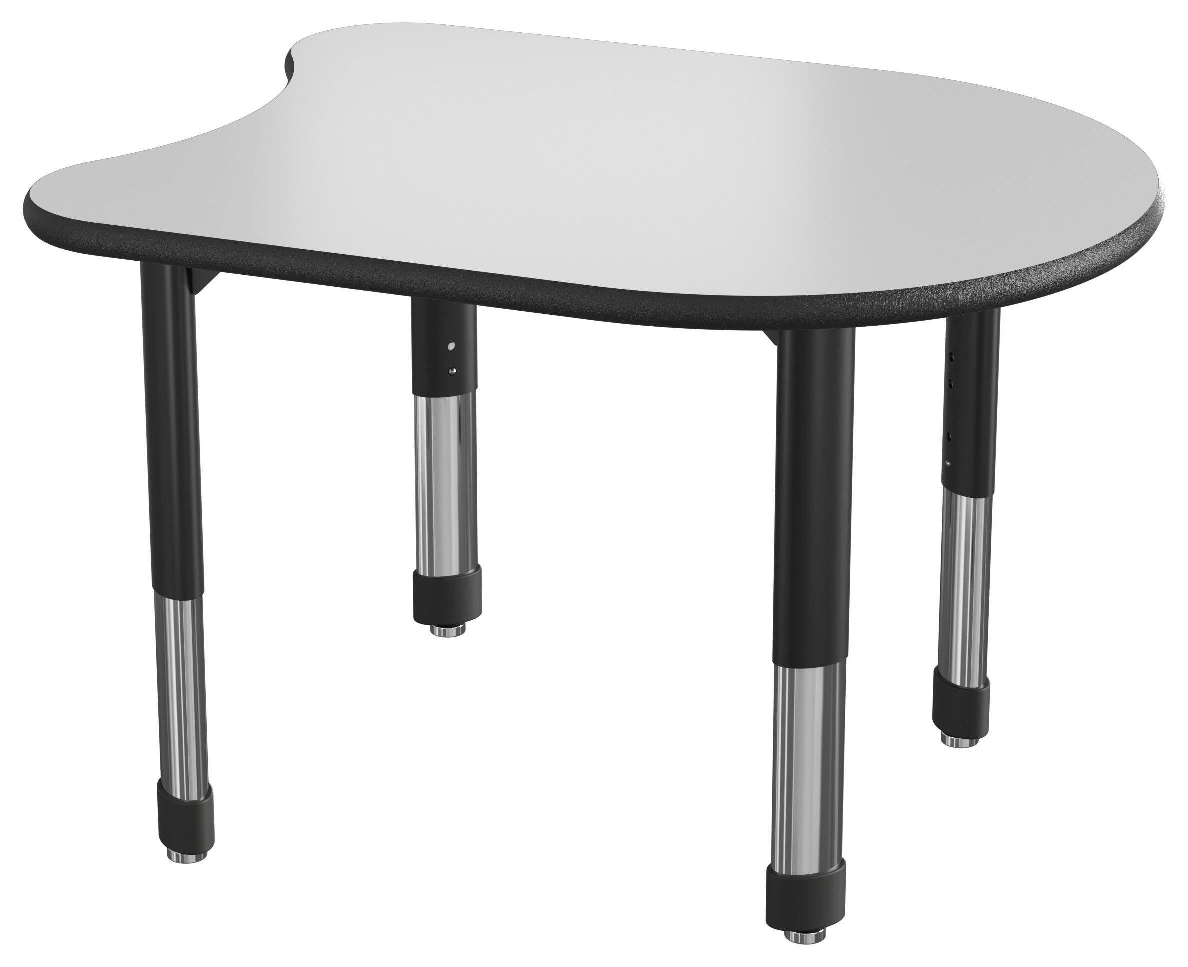 DESK - CLASSROOM SELECT - NEOSHAPE TASA DESK - 36 W X 28 D - SPECIFY PRODUCT HEIGHT - MARKERBOARD - SPECIFY TOP COLOR - LOCKEDGE - SPECIFY EDGE COLOR - SPECIFY LEG COLOR