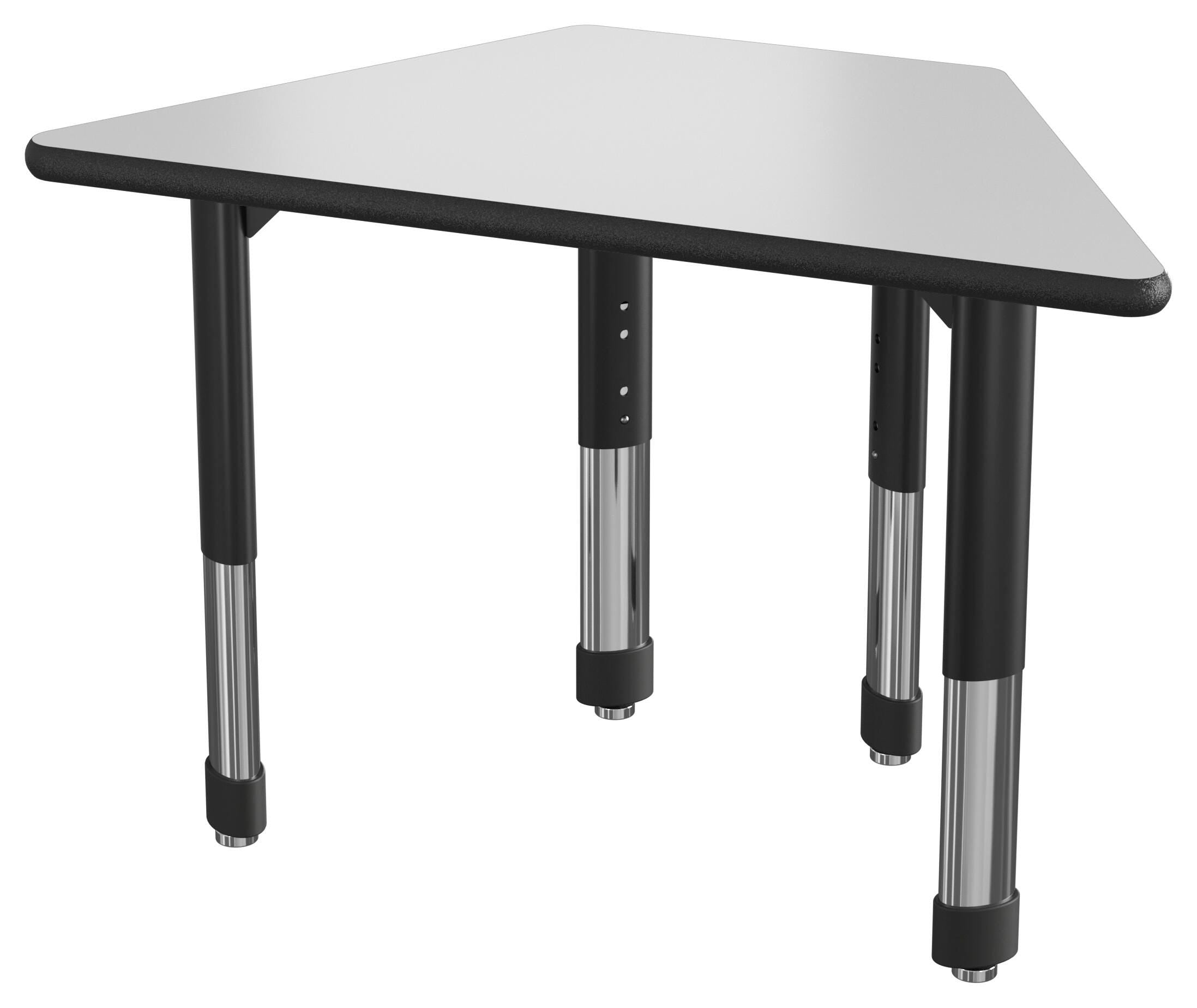 DESK - CLASSROOM SELECT - NEOSHAPE VOLCANO DESK - 38 W X 20 D - SPECIFY PRODUCT HEIGHT - MARKERBOARD - SPECIFY TOP COLOR - LOCKEDGE - SPECIFY EDGE COLOR - SPECIFY LEG COLOR