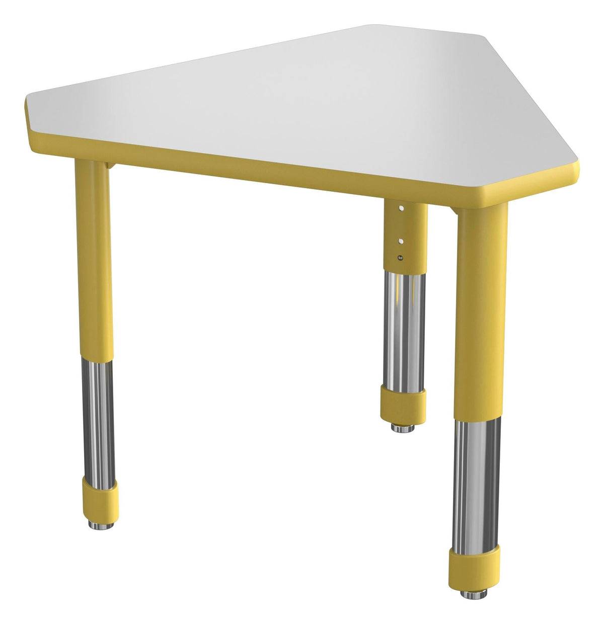 DESK - CLASSROOM SELECT - NEOSHAPE GEM DESK - 31 W X 27 D - SPECIFY PRODUCT HEIGHT - MARKERBOARD - SPECIFY TOP COLOR - T-MOLD - SPECIFY EDGE COLOR - SPECIFY LEG COLOR