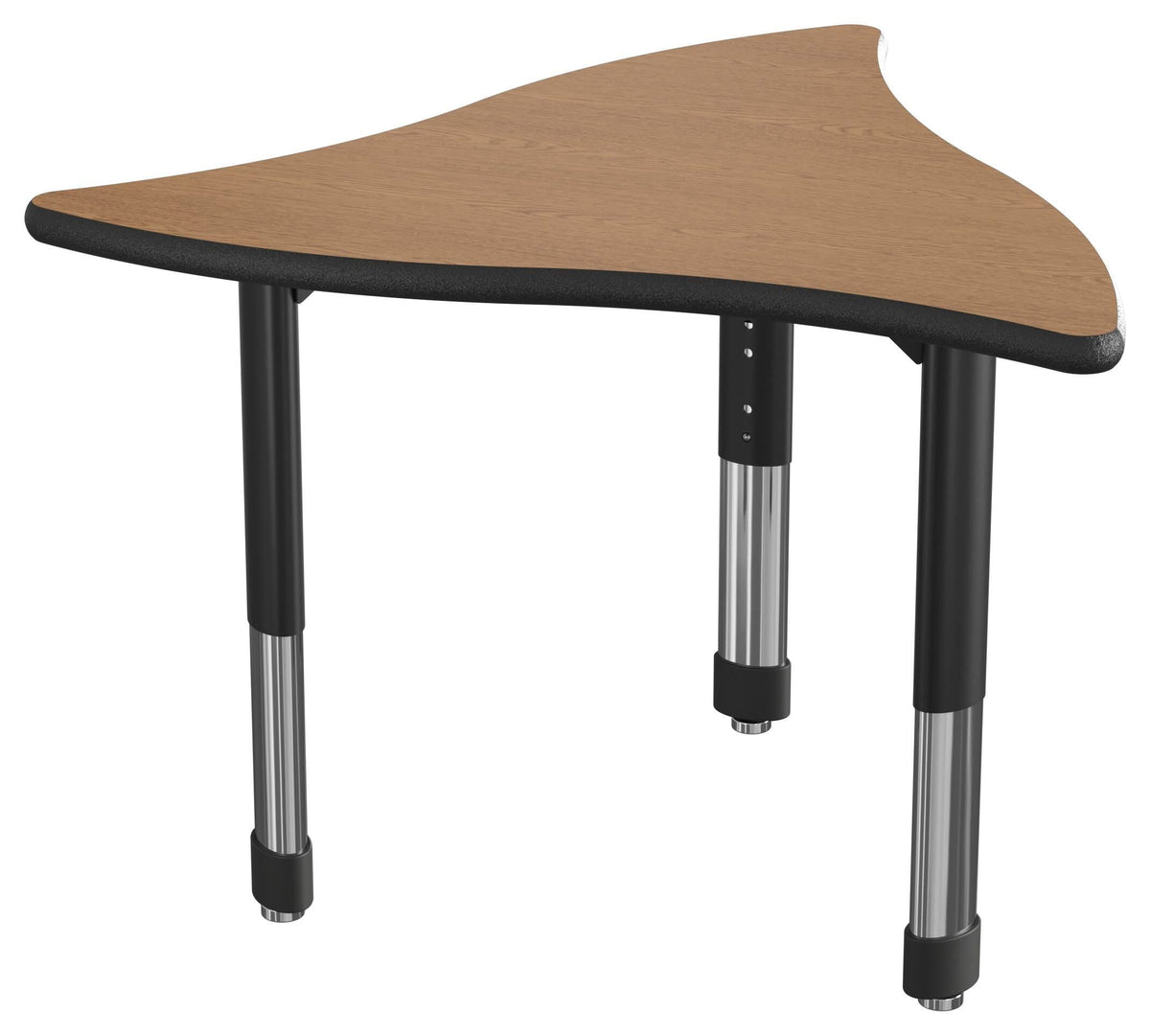 DESK - CLASSROOM SELECT - NEOSHAPE PROP DESK - 34 W X 31 D - SPECIFY PRODUCT HEIGHT - LAMINATE - SPECIFY TOP COLOR - LOCKEDGE - SPECIFY EDGE COLOR - SPECIFY LEG COLOR