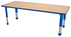 TABLE - CLASSROOM SELECT - RECTANGLE ACTIVITY TABLE - 72 W X 24 D IN - SPECIFY PRODUCT HEIGHT - LAMINATE - T-MOLD - SPECIFY TOP COLOR - SPECIFY EDGE COLOR - SPECIFY LEG COLOR - NEOCLASS