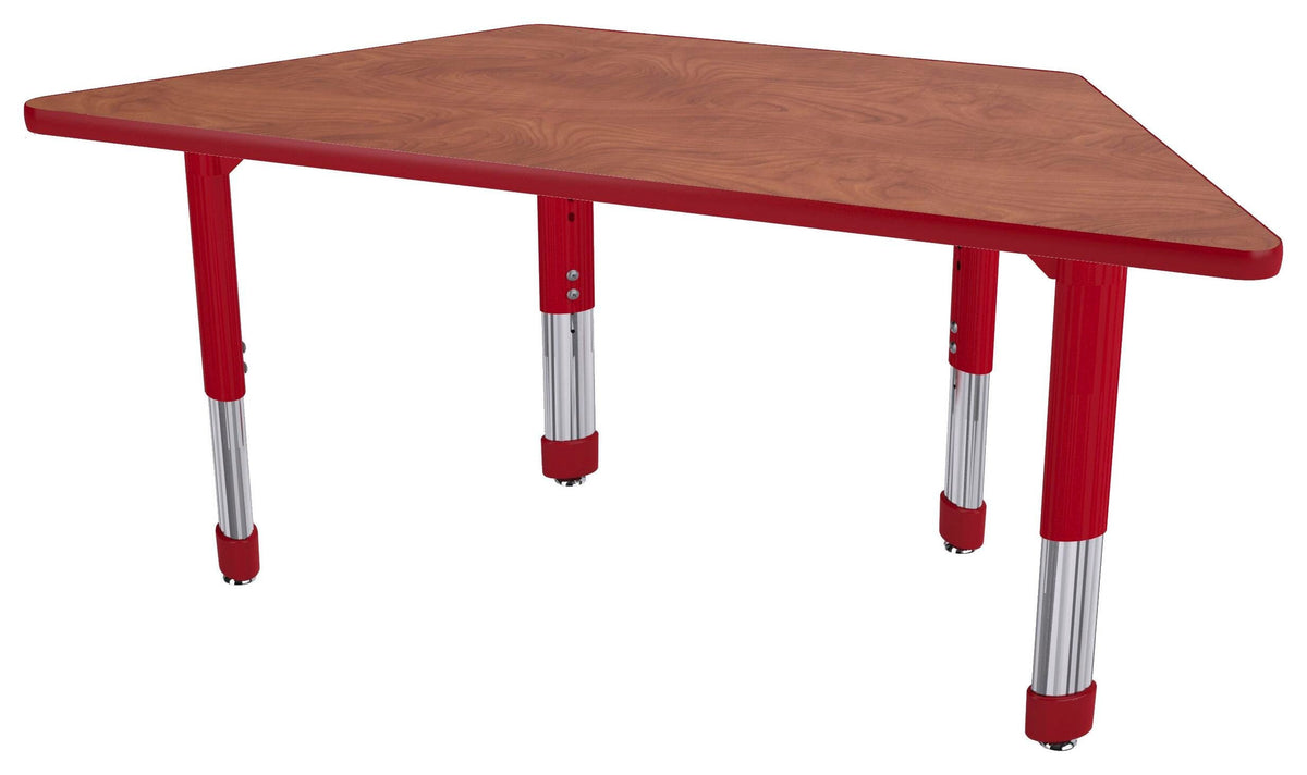 TABLE - CLASSROOM SELECT - TRAPEZOID ACTIVITY TABLE - 48 W X 24 D IN - SPECIFY PRODUCT HEIGHT - LAMINATE - T-MOLD - SPECIFY TOP COLOR - SPECIFY EDGE COLOR - SPECIFY LEG COLOR - NEOCLASS