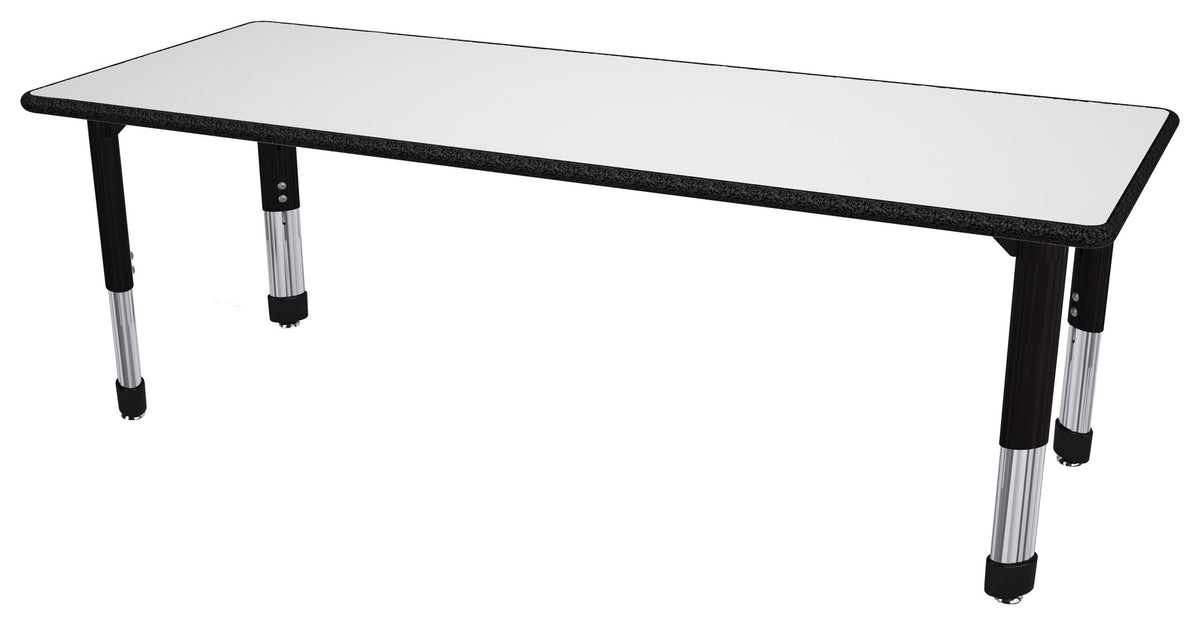 TABLE - CLASSROOM SELECT - RECTANGLE ACTIVITY TABLE - 72 W X 24 D IN - SPECIFY PRODUCT HEIGHT - MARKERBOARD - LOCKEDGE - SPECIFY TOP COLOR - SPECIFY EDGE COLOR - SPECIFY LEG COLOR - NEOCLASS