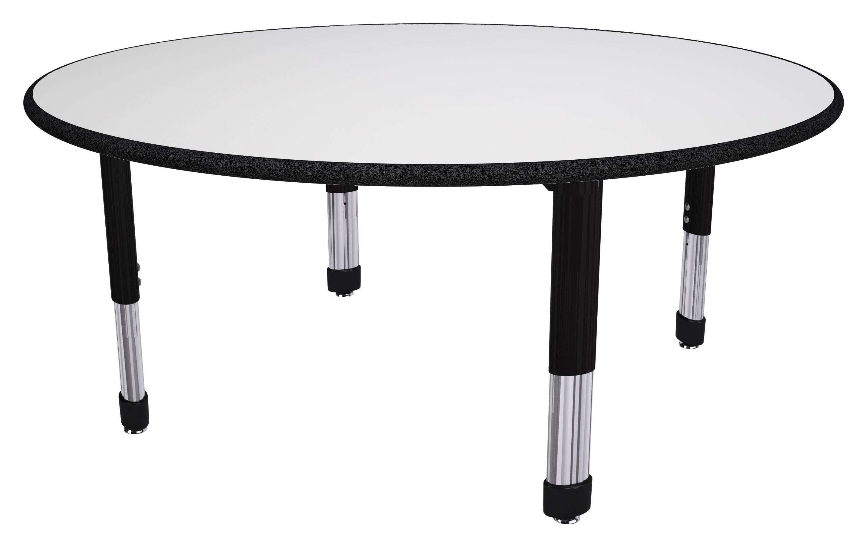 TABLE - CLASSROOM SELECT - ROUND ACTIVITY TABLE - 48 DIA IN - SPECIFY PRODUCT HEIGHT - MARKERBOARD - LOCKEDGE - SPECIFY TOP COLOR - SPECIFY EDGE COLOR - SPECIFY LEG COLOR - NEOCLASS