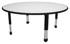 TABLE - CLASSROOM SELECT - ROUND ACTIVITY TABLE - 48 DIA IN - SPECIFY PRODUCT HEIGHT - MARKERBOARD - LOCKEDGE - SPECIFY TOP COLOR - SPECIFY EDGE COLOR - SPECIFY LEG COLOR - NEOCLASS