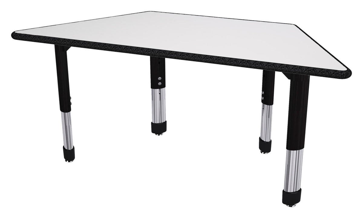 TABLE - CLASSROOM SELECT - TRAPEZOID ACTIVITY TABLE - 60 W X 30 D IN - SPECIFY PRODUCT HEIGHT - MARKERBOARD - LOCKEDGE - SPECIFY TOP COLOR - SPECIFY EDGE COLOR - SPECIFY LEG COLOR - NEOCLASS