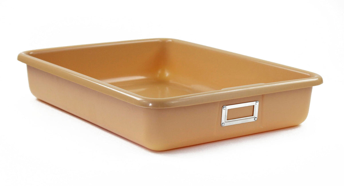 SHIRLEY KS TAN STORAGE BIN - 19 L X 13-3/4 W X 4-3/8 H - TAN - EACH