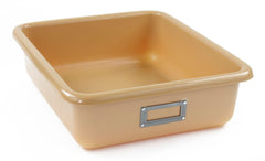 SHIRLEY KS T-183 STORAGE BIN - 14 L X 12 W X 4 H - TAN - EACH