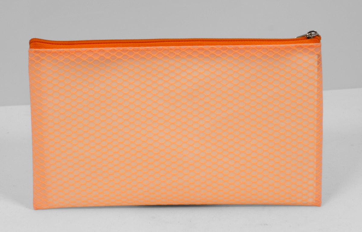 POUCH PENCIL - SCHOOL SMART ORANGE EACH
