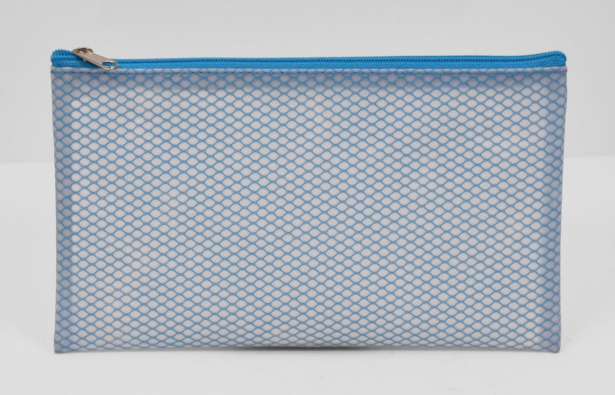 POUCH PENCIL - SCHOOL SMART BLUE EACH