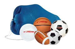 BALL SET ASST W/BAG - SPORTIME - PACK