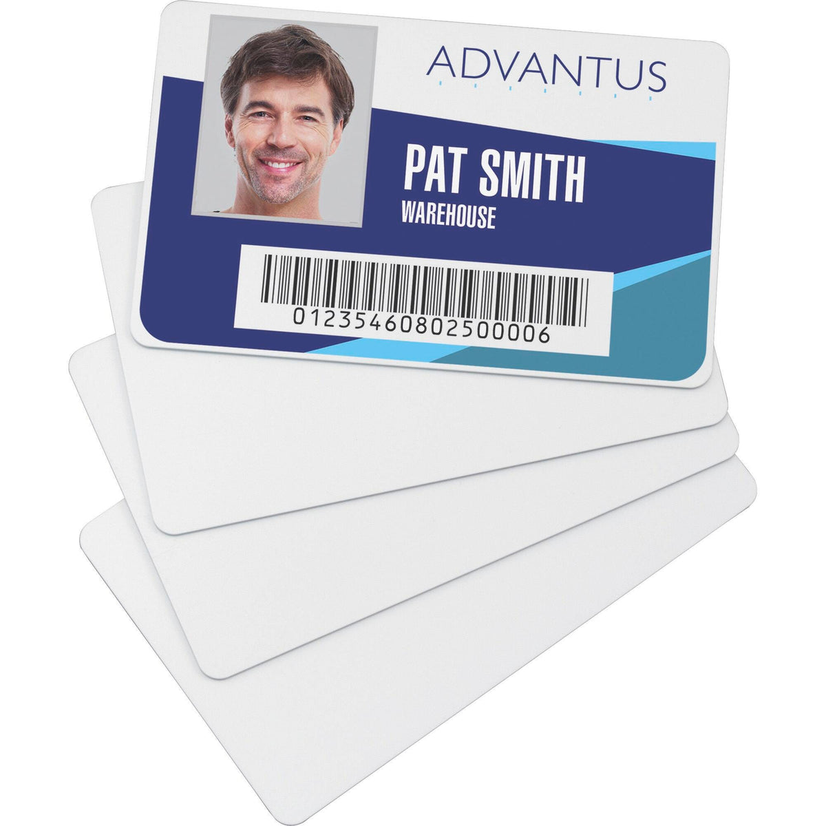 CARD ID PVC WHITE PACK OF 100- AVT97034